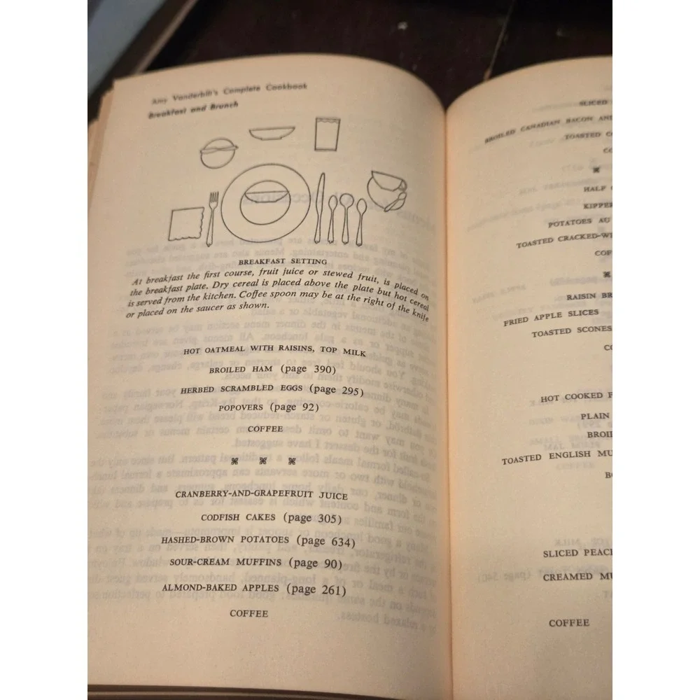 Amy Vanderbilt Complete Cookbook 1961 Andy Warhol Illustrations VTG 1st Printing